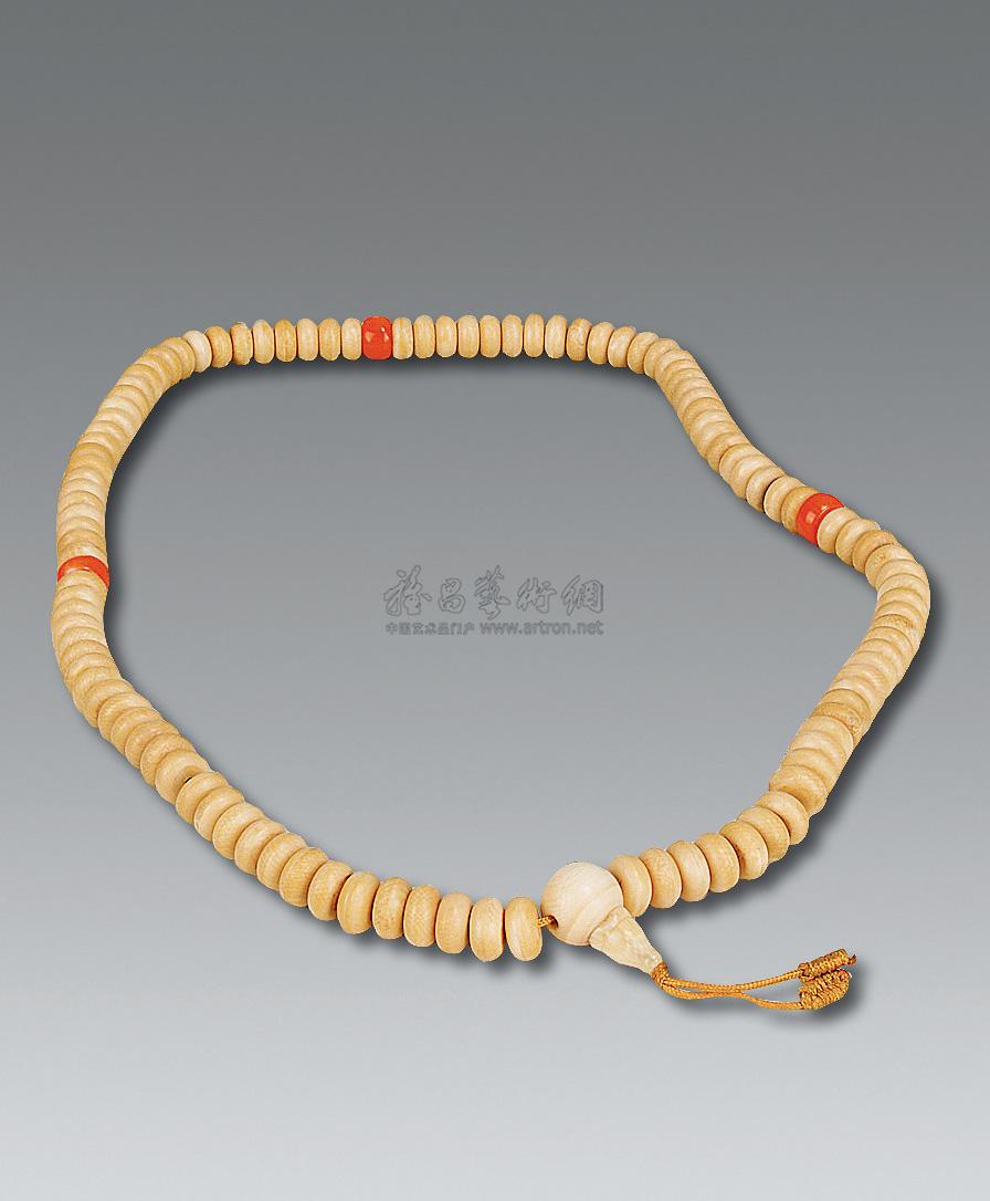 1777清象牙佛珠一串