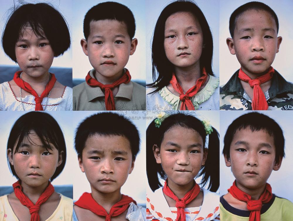 0462中国小孩彩色照片