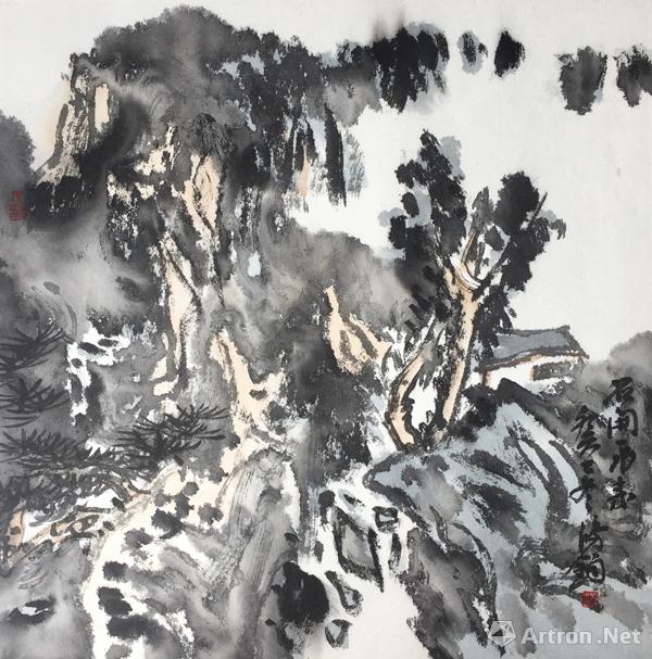 描绘青州风貌 买鸿钧山水画展在山东举办