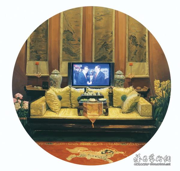 翁云鹏,陈丹青联展