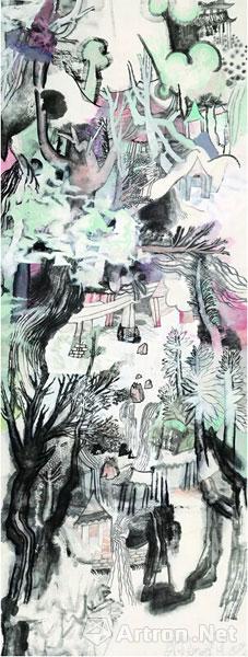 《山水梦境·交错空间(局部)》   姚鸣京  2015年
