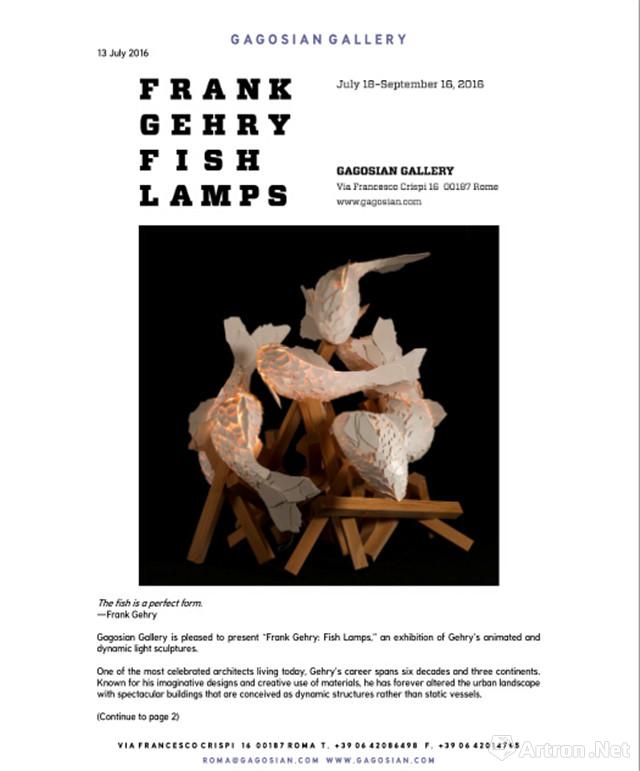 “FISH LAMPS”展览