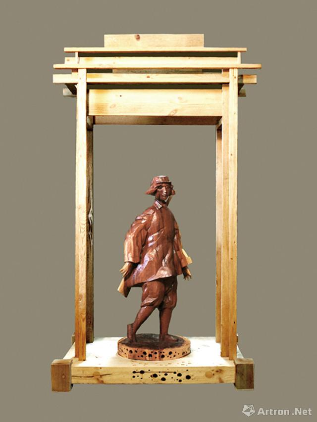 《烈女坊 陈钢 雕塑 76×52×138cm 2012年