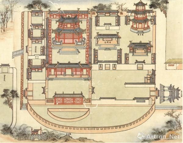 "穿墙透壁"李乾朗古建筑手绘艺术展