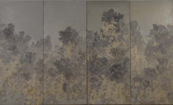 徐福厚 风景四联画 布面油画 150x300cm 2006