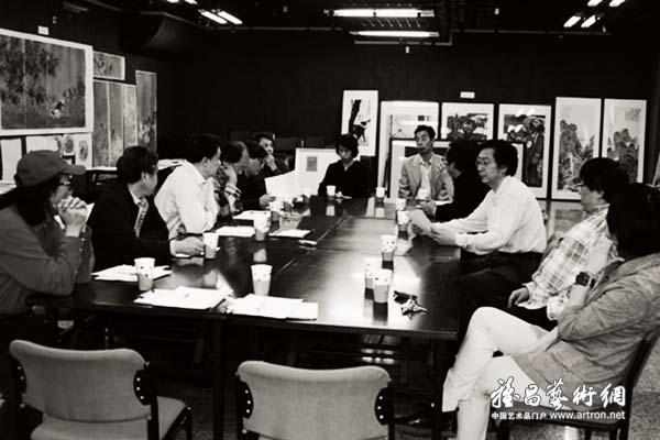 2006年11月，北京画院在多功能厅举行招聘签约制画家作品评选