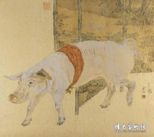 2-07; "学院工笔"第二届全国青年工笔画名家艺术展;  李金国;本命年27