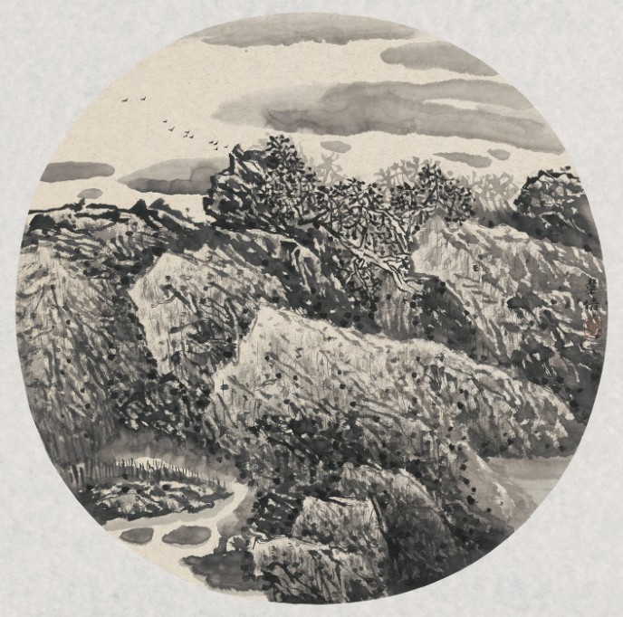 脚印—伍雪梅 韦倩国画展