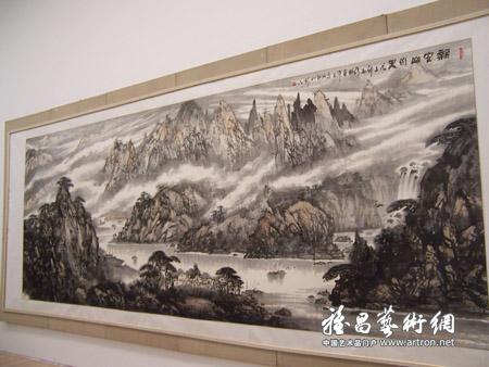 "中国当代山水画家·张松作品展览"由中国美术家协会和安徽省