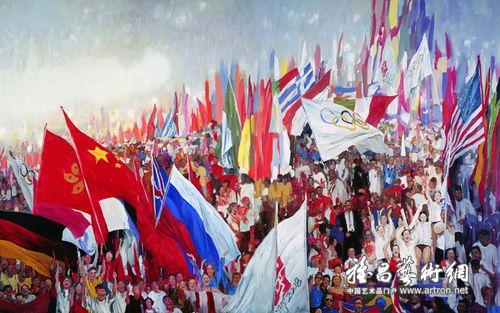 "华彩北京"美术作品展全景回顾奥运年