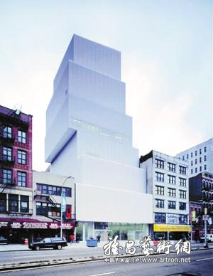 妹岛和世与西泽立卫共同设计的纽约新当代艺术博物馆.