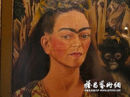 墨西哥天价国宝―女画家弗里达卡罗的自画像