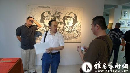 动态私想者刘春杰作品展在奥赛画廊开幕