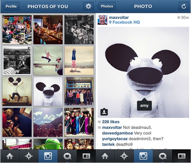 升级instagram在照片中标注出好友与地点