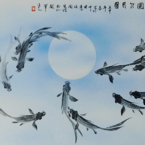 瓷板画收藏:名家作品备受青睐 大师瓷画享誉海外