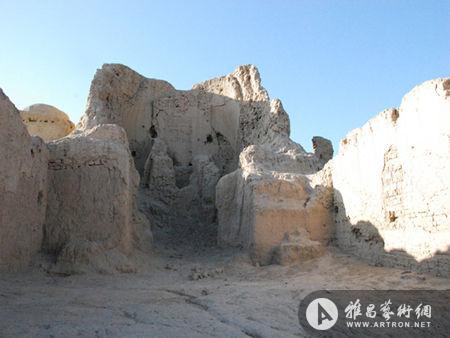 白杨沟佛寺遗址图片(图由哈密市文物局提供)