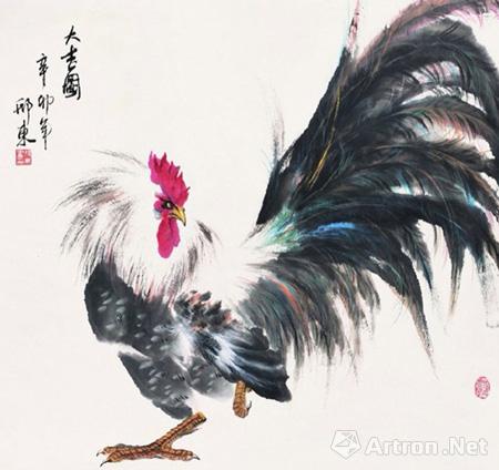 【动态】国际艺术大师邢东国画《大吉图》82万元拍卖成交,善款用于