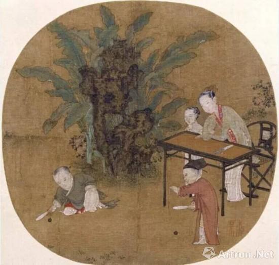 宋代苏汉臣《冬日婴戏图》 现藏北京故宫博物院