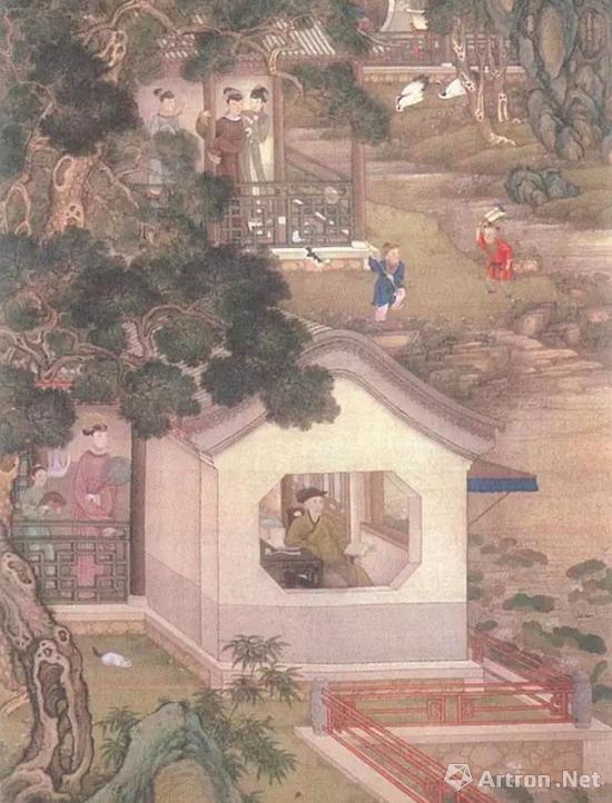 《雍正行乐图》  北京故宫博物院藏