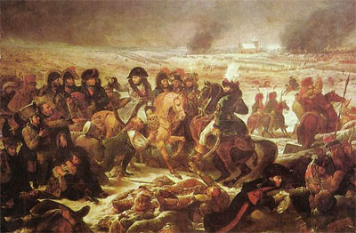 安图瓦纳·让·格罗(antoine-jeangros)《拿破仑视察埃劳战场》作于