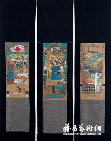叶永青《红屋,困惑,无题》图片