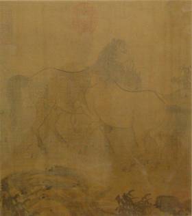 宋人画马,浑厚柔韧,清远超俗,以李公麟为代表.
