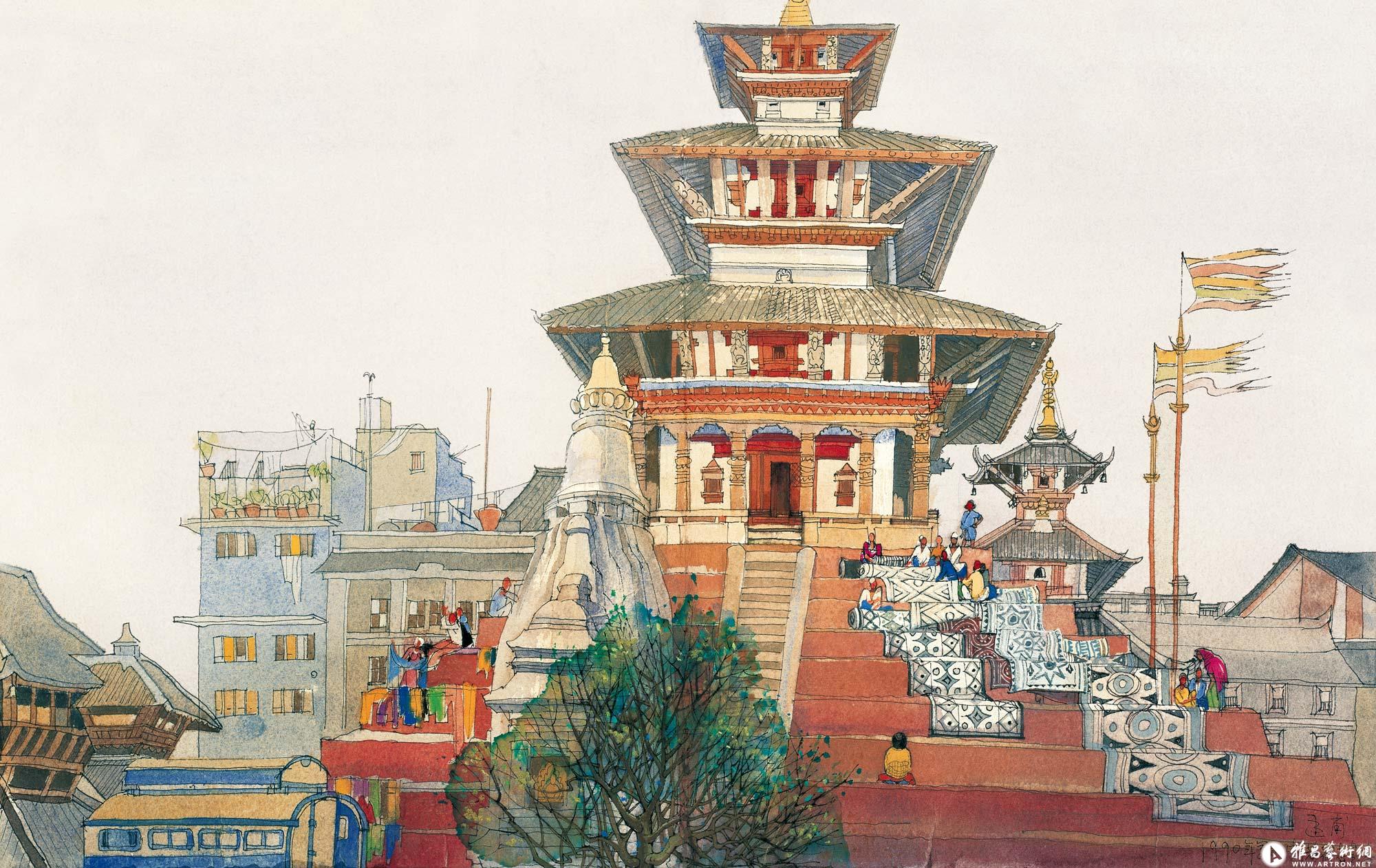 尼泊尔老皇宫
