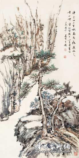 富阳山色^_^Scenery of Fuyang Color on Paper 
