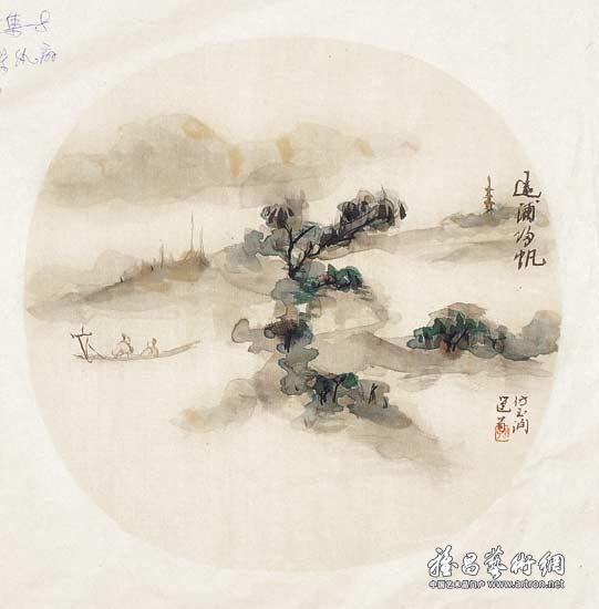 潇湘八景纨扇册^_^Eight Scenes of Siu SeungColor on Silk