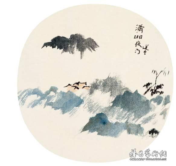 潇湘八景纨扇册^_^Eight Scenes of Siu SeungColor on Silk