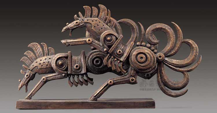 韩美林作品：雕塑作品之八十六