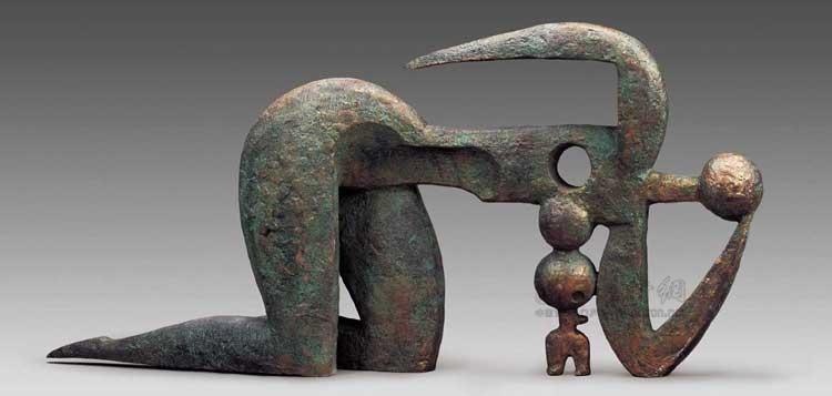 韩美林作品：雕塑作品之一百三十三