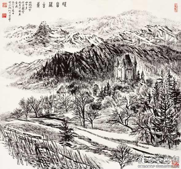 冰山藏古寺