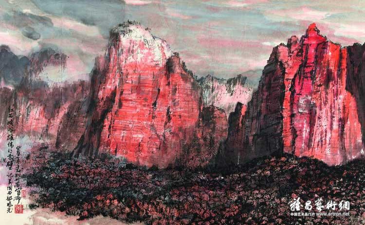 红石峡谷—雄伟的赤壁