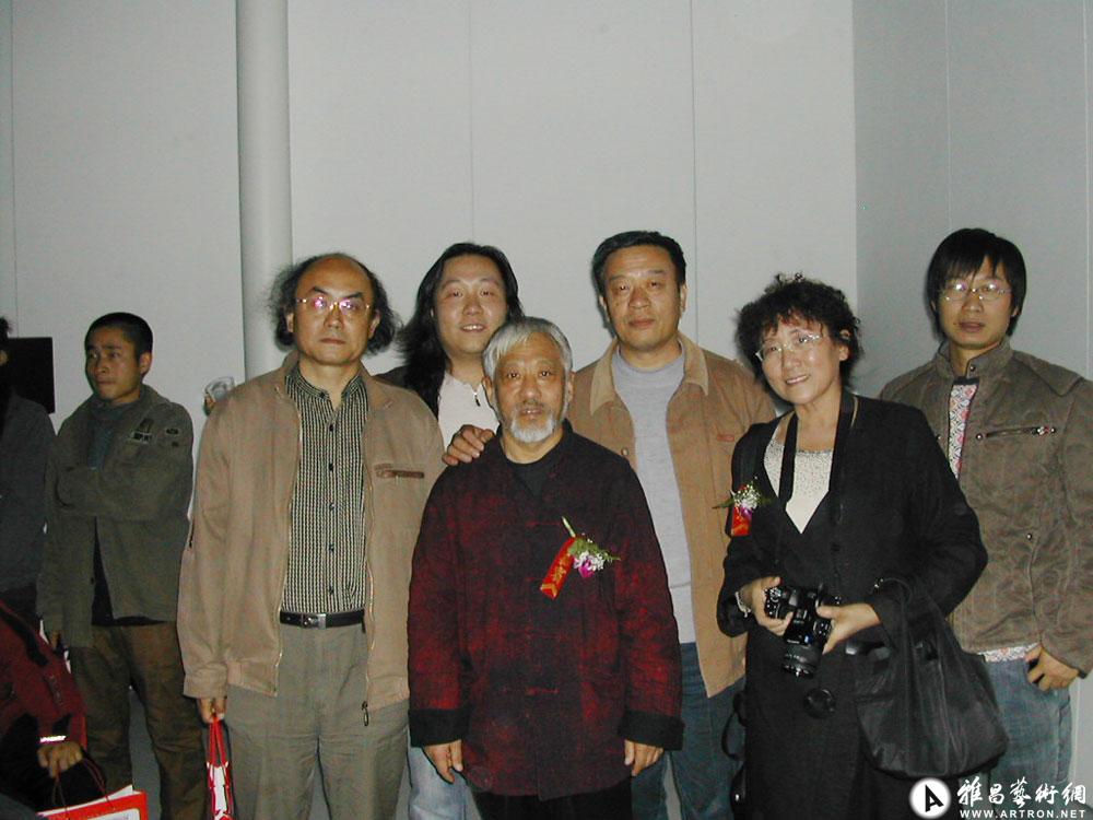 2006年与栗宪庭、戴士和、徐大为、雷颐合影