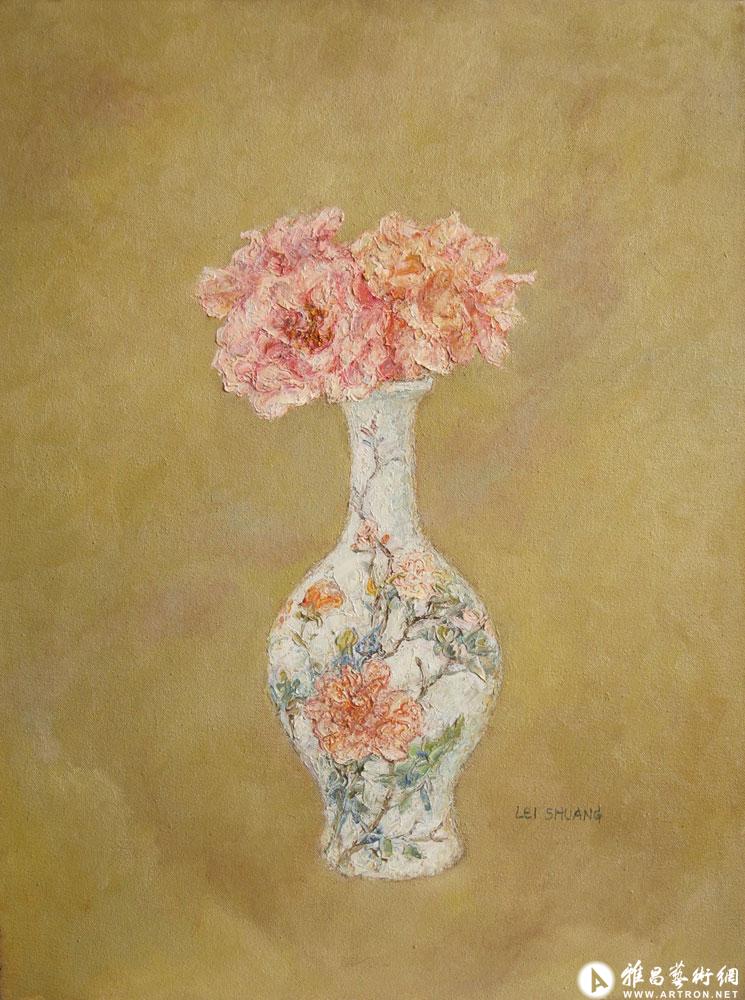 雷双作品：古瓷瓶花系列之十