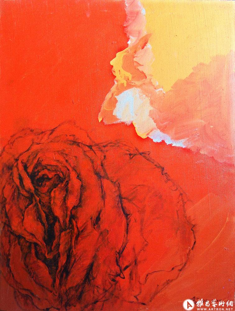 雷双作品：玫瑰肖像之六