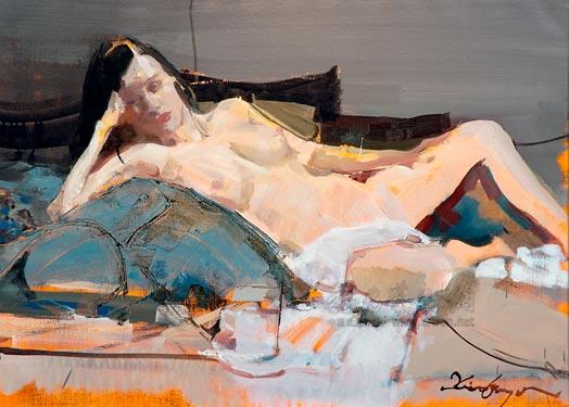 reclined lady