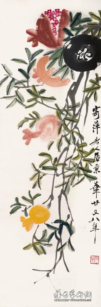 杏花__齐白石作品展_齐白石在线作品_齐白石纪念网站-雅昌艺术家网