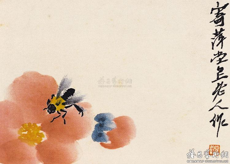 虫草册页之二　蜜蜂