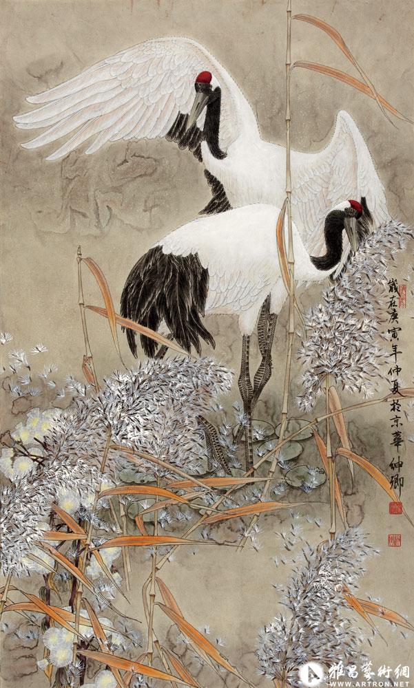 花开花落_《中国当代名家画集—窦申清(第3卷》_窦申清作品展_窦申清