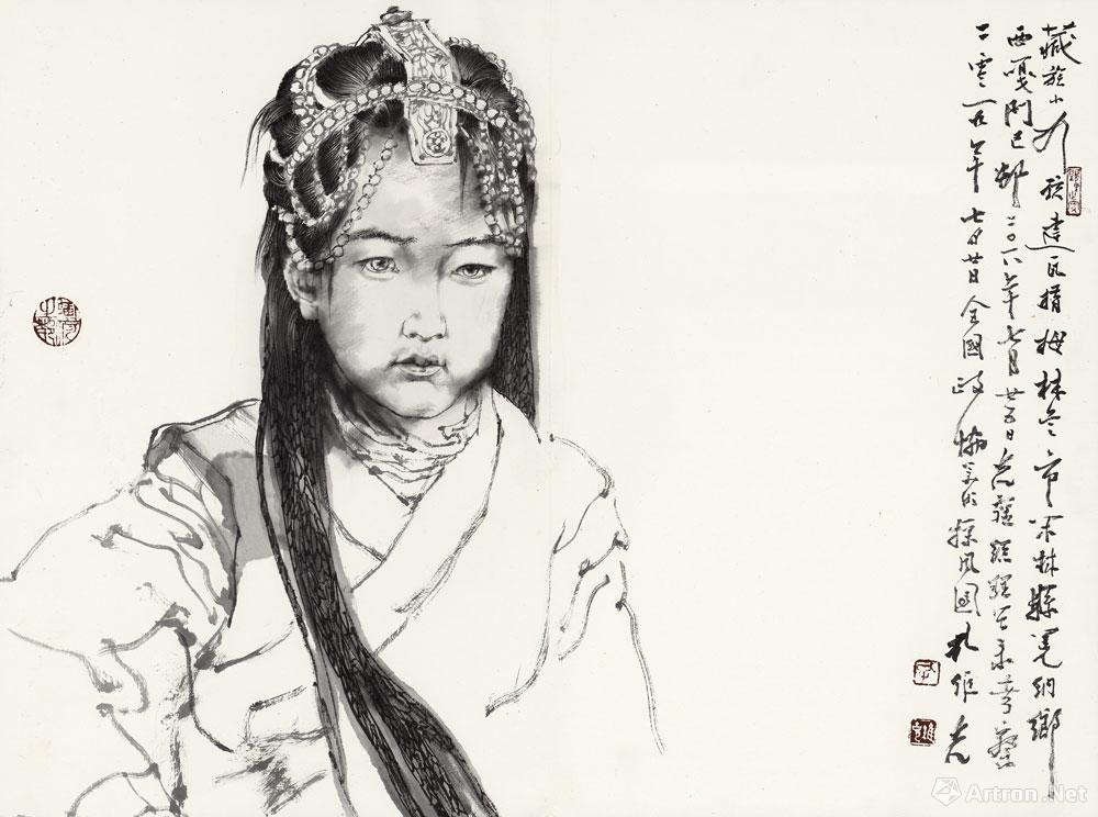 藏族小女孩达瓦措姆