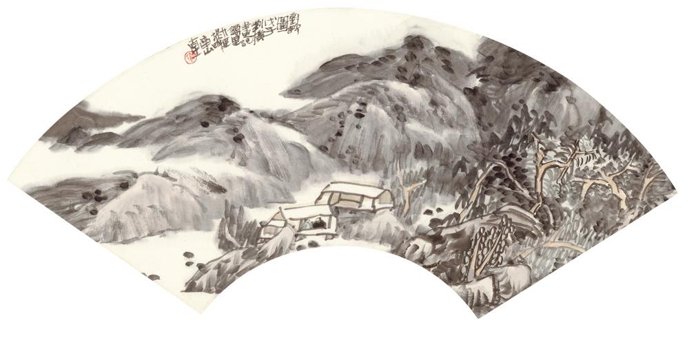 对饮图_扇面作品在线展_刘朴作品展_刘朴在线作品_刘朴官方网站-雅昌