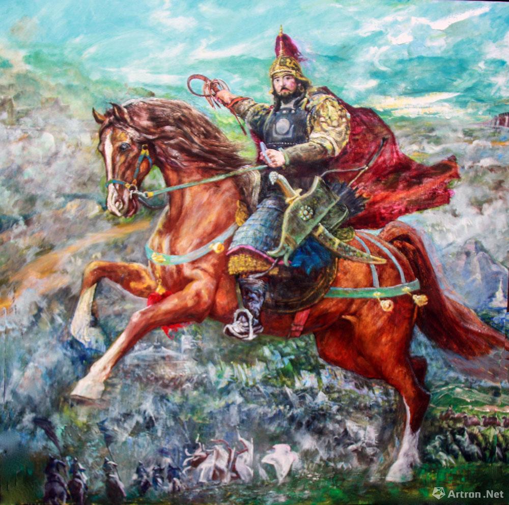 勇士们，让我们跨上马鞍吧！—成吉思汗