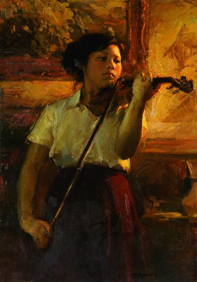 练琴^_^<br>Violinist