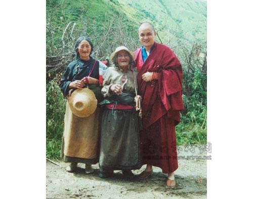 2001年和藏民在一起