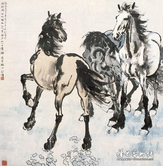 三马图^_^three horses
