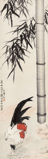 吉祥平安^_^Bamboo and Cock