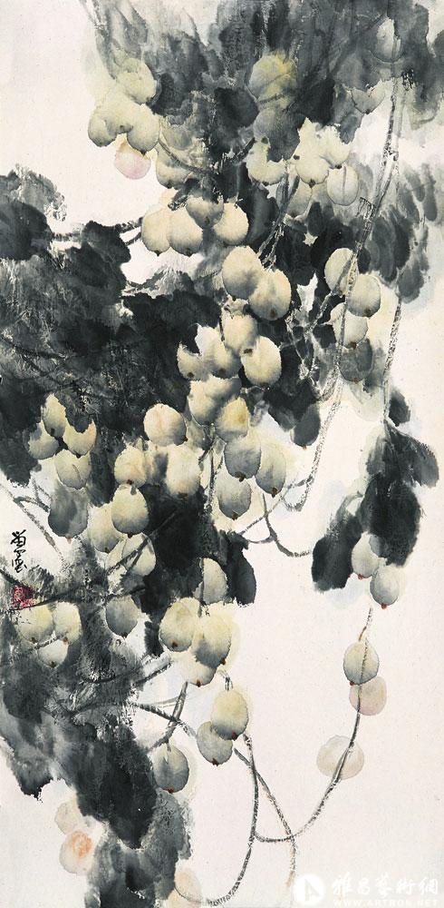 苗墨作品:猕猴桃