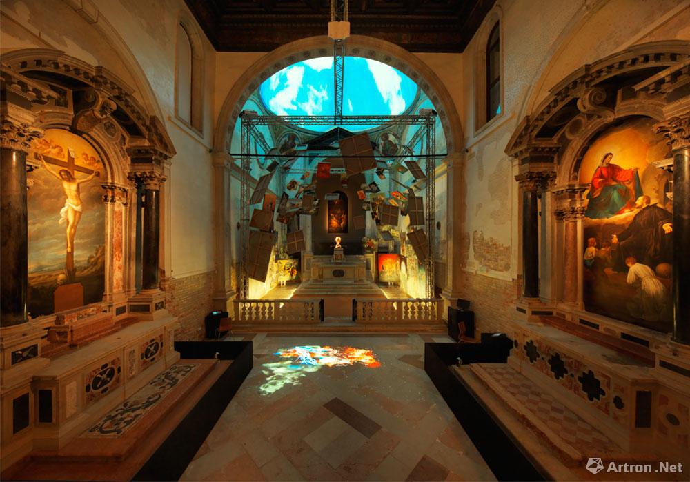 2013“幻真的宇宙——2013威尼斯钟飙艺术现场”，威尼斯圣玛利亚教堂，意大利